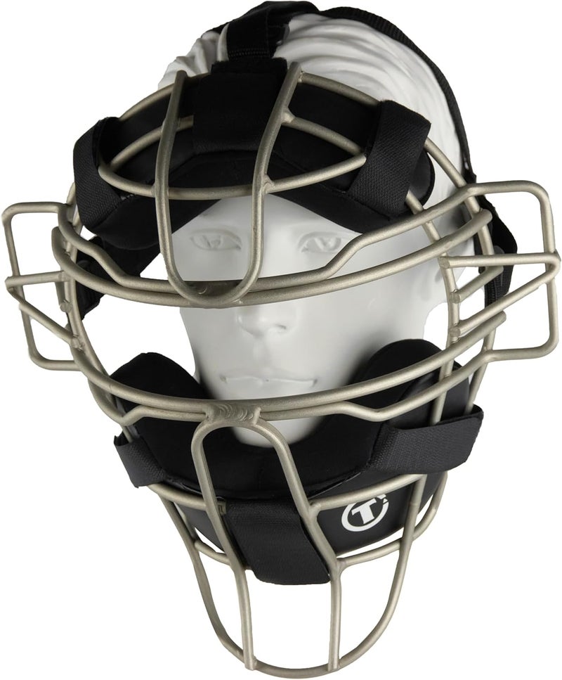 tag Ultra Pro Style Catchers Umpire Mask for Baseball and Softball (Titanium) - Image 3